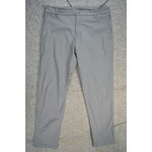 Lululemon Classic Commission Pants Men 36x30 Stretch Performance Warpstreme Grey